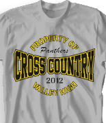 college cross country shirts