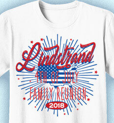 Custom 4th of July T Shirt Design - 4th of July Reunion - cool-643j2