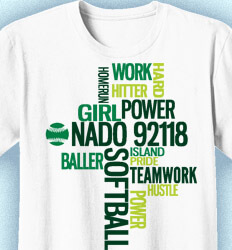 Custom Softball T-Shirt Designs: View 40 NEW Design Ideas. Order w