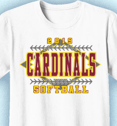 Custom Softball Shirts - Diamond Logo - cool-898d1