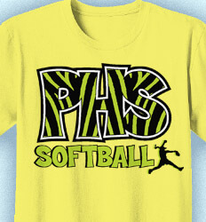 Custom Softball Shirts - Animal Print Sport - desn-531a4