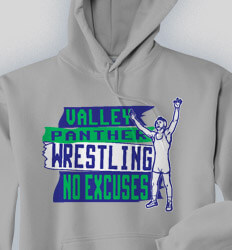 Custom Wrestling Hoodies Designs - Bold Slogan - cool-845b1