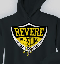 Custom Wrestling Hoodies Designs -Wrestling Badge - cool-840w1