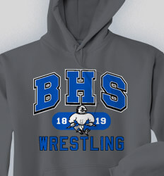 Custom Wrestling Hoodies Designs - School Wrestling - cool-830s1