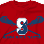 Lacrosse T Shirt - Lacrosse Pride desn-354l1