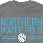 Water Polo T Shirt - Stencil Sport 275s1