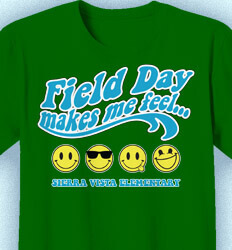 Cute Field Day Shirts - Emoji Fun - cool-530e1