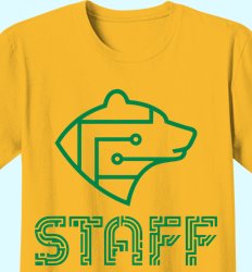 Customize Your School Staff T-Shirts - Cyber Staff Design