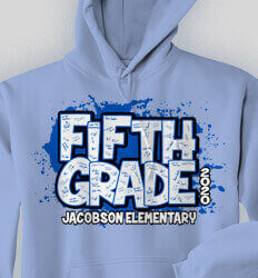 School Sweatshirts - Splat Letters - cool-84s4