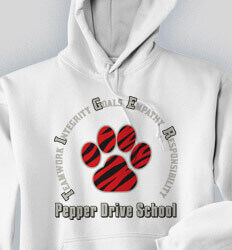 School Sweatshirts - Tiger Words - cool-728t2