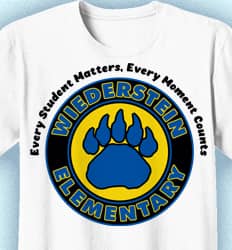 Elementary School Shirts - Spirit Circle - idea-395s1