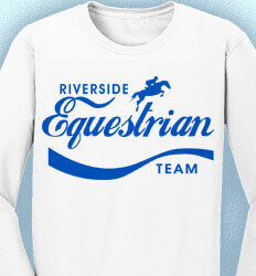 Equestrian Long Sleeve Shirt Designs - Enjoy - clas-836g8