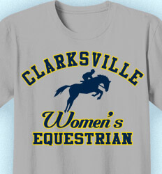 Equestrian T Shirt Designs - Athletic Sport - desn-506c6