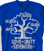 Family Reunion T Shirt - Family Tree desn-431f2