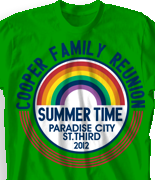 Family Reunion T Shirt - Rainbow City desn-406r1