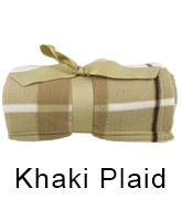 Holiday Blanket Fundraiser - Khaki Plaid