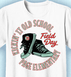 Field Day T-Shirts - Kickin it Old School - cool-537k8