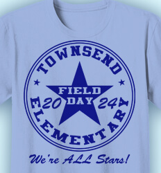 Field Day T-Shirts - All Star Leader - desn-327n9