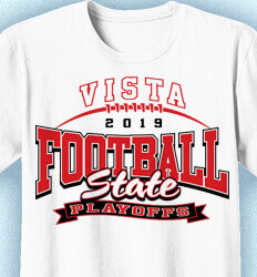 Football T-Shirt Designs - Football Playoff Banner - idea-54f1