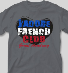 French Club Shirt Designs - Girls Rock clas-539h4