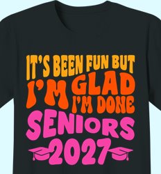Senior Class of 2027 Shirt Designs | In the Mix with 2027 - Fun and Done Design