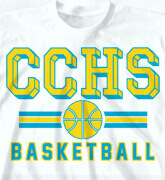 High School Shirts - Retro Basketball - cool-801r1