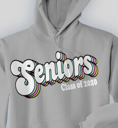 School Sweatshirts - Senior Retro Quality - logo-431s1