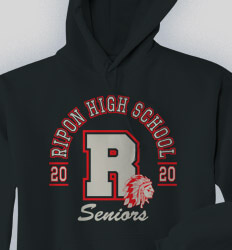 School Sweatshirts - Big Letter - desn-351u2