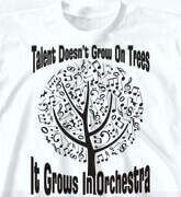High School T-Shirts - Music Tree - cool-318m1