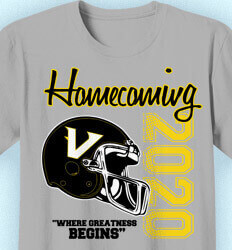 Homecoming Shirt Ideas - Homecoming Helmet - desn-991h5