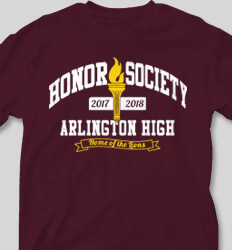 Honor Society Shirt Designs Collegiate Heater desn-353h1