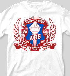 Honor Society Shirt Designs Kappa Crest clas-937l5