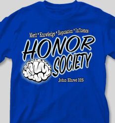 Honor Society Shirt Designs - Brainiacs cool-341b2