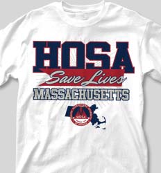 HOSA State Shirts - State Pulse cool-177h2