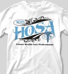HOSA Club Shirts - Royal Line clas-725v1