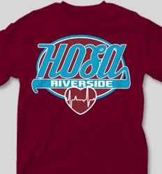 HOSA Club Shirts - Speedway desn-495t6