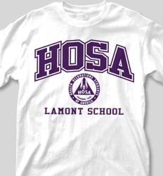 HOSA Club Shirts - HOSA Collegiate desn-175h1