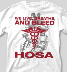 HOSA Club Shirts - Heart Valve cool-181h1