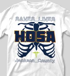 HOSA Club Shirts - HOSA Medical cool-178h1