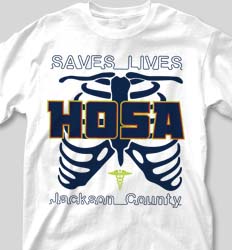 Custom HOSA Club and Competition Shirts 