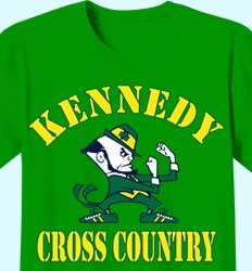 Customize Your Cross Country T-Shirts - Irish Cross Country Design
