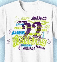 Junior Class Shirts - Words - clas-956h5