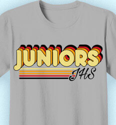 Junior Class Shirts - Juniors Retro - idea-311j1