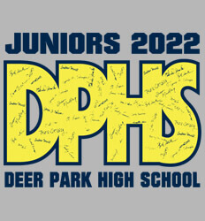 Junior Class Shirts Ideas - Signature Letters - desn-534s6