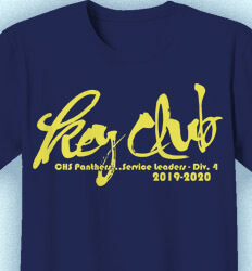 Key Club T-shirt Designs - Marker - clas-620r6