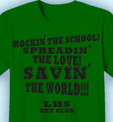 Key Club T-shirt Designs - Statement - clas-787t3