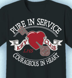 Key Club T-Shirt Designs - Key Club Courageous - idea-86k2