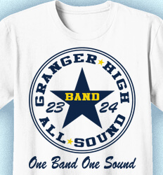 Marching Band Shirt Designs - All Star Leader - desn-351n8
