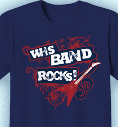 Marching Band T Shirt Designs - Rockin - clas-801r9