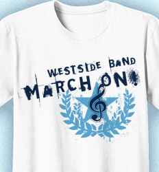 Marching Band T Shirt Designs - Star Laurel - desn-643s2